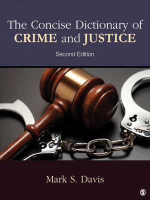 cover image of The Concise Dictionary of Crime and Justice